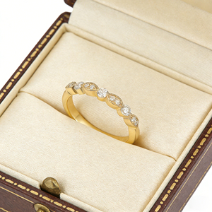 CUSTOM SILVER 10K/14K/18 GOLD FILLED CLASSIC LAB GROWN CVD IGI VVS-VS QUALITY BRILLIANT CUT <b>CLUSTER</b> RING PAVE SETTING UNISEX - Product Image 6