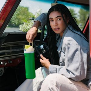 ขวดน้ำเก็บอุณหภูมิขนาดใหญ่ ป้องกันการรั่วซึม พร้อมหลอดดูดในตัว สำหรับออกกำลังกาย กีฬา ท่องเที่ยว ขวดน้ำ Owala FreeSip - Product Image 1