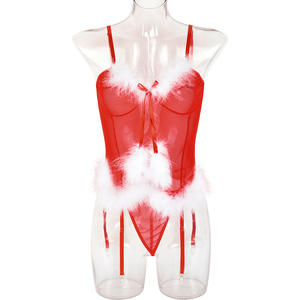 Grande taille <span class=keywords><strong>Sexy</strong></span> noël nuisette Costume <span class=keywords><strong>elfe</strong></span> vilain ensemble de Lingerie 2023 nouvelles décorations cadeaux pour noël russie - Product Image 6