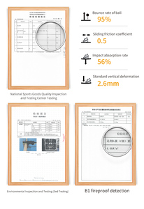 Plancher en bois de bouleau de terrain de basket de verrouillage/plancher de gymnase/plancher en bois dur d'érable de sport - Product Image 4