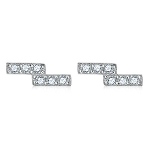 S925 <b>Silver</b> Jewelry Set Full Diamond Row Diamond Wave Ring Z <b>Letter</b> Earrings <b>Necklace</b> Jewelry Set - Product Image 3