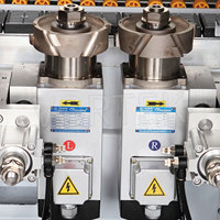 Vortek F800 Machine à chantourner automatique multifonction pour panneaux de meubles en bois, avec fonctions de coupe d'angle, arrondissement, collage et raclage, moteur 12 kW