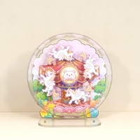 Roue de course pour hamster en plastique silencieux, de couleur cristal, pour petits animaux, jouet pour cage suspendue, antidérapant
