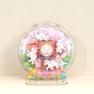 Roue de course pour hamster en plastique silencieux, de couleur cristal, pour petits animaux, jouet pour cage suspendue, antidérapant - Product Image 4