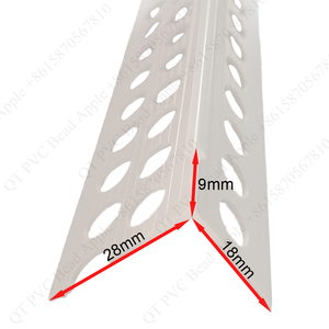 <span class=keywords><strong>Esquinero</strong></span> de PVC Virgen de Primera Calidad en Oferta, <span class=keywords><strong>Esquinero</strong></span> de Plástico para Estuco de 4''x4'' para Construcción - Product Image 4