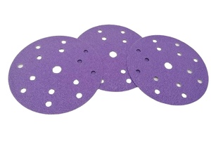 Disques abrasifs en céramique autocollants à dos en film violet pour le <span class=keywords><strong>bois</strong></span> et le métal - Product Image 4