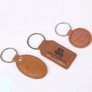 Porte-clés en métal personnalisé avec logo de voiture, en cuir PU, vente en gros, mode, pas cher - Product Image 3