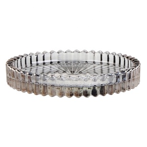 حامل شموع بأعمدة زجاجية ، حامل لأعياد الميلاد ، صفيحة شموع مركزية لأعياد الميلاد - Product Image 3