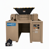 Broyeur à double arbre pour le recyclage des métaux ferreux, déchiqueteuse de métaux faite maison et machine à broyer les câbles électriques et les boîtes de conserve