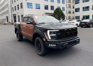 For F-o-r-d Ranger 2012-2021 Upgrade to F-150 <strong>Raptor</strong> <strong>2024</strong> <strong>Front</strong> <strong>Bumper</strong> Rear <strong>Bumper</strong> Modified LED Headlights High Quality - Product Image 2