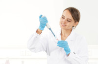 Pipette mécanique - Hipette à verrouillage de volume en un clic, plage de volumes multiples, pipette de laboratoire microvariable de petite taille