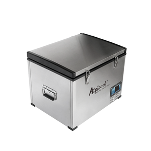 52.5L Alpicool BD45 high quality battery protection 12v dc fridge compressor stainless steel case compressor car cooler box 12v