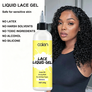 <span class=keywords><strong>Gel</strong></span> Líquido para Cabello con Aroma a Plátano, 200 ml, Fórmula Mejorada, Marca Privada, Resistente al Agua y al Sudor, Ingredientes Naturales, Fijación Extrema - Product Image 5