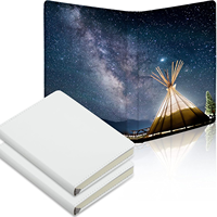 Carnets de notes scolaires en cuir blanc, avec couverture rigide, impression personnalisée, sublimation, A4, A5, A6