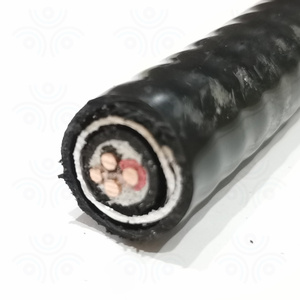 Câble d'alimentation blindé en cuivre toronné 500 MCM 2 AWG 3 conducteurs pour certificat CSA <span class=keywords><strong>TECK</strong></span> 90 XLPE 6 Gauge - Product Image 5
