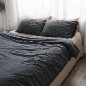Breathable Cotton <b>Bedding</b> Pre-Washed Stone Gray <b>bedding</b> Set 4 PCS Pillow Cover Duvet Cover Bed Sheet For Hotel <b>Bedding</b> - Product Image 4