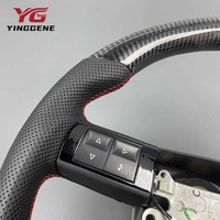 Volant de direction en fibre de carbone véritable personnalisé en usine pour Dodge Charger SRT8 300C Sport Car