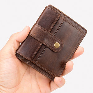 AndoBag Cartera de Hombre con Tarjetero, Monedero Vintage de Cuero Crazy Horse, Cartera Masculina de Piel Genuina con Hebilla 1014 - Product Image 3
