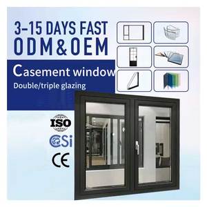 Ventanas de doble acristalamiento estándar australiano Ventanas de toldo de aluminio residenciales comerciales australianas Ventanas de doble acristalamiento - Product Image 1