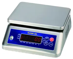 Electronic IP68 Stainless Steel Waterproof Weight Scale Table Top Digital Weighing Scale SUPER-SS with CE Certificate