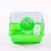 Ensemble avec accessoires (bouteille d'eau, roue) Installation facile et design ventilé, sans danger pour les petits animaux