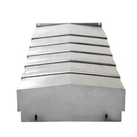 Cache télescopique en acier CNC avec soufflet en acier inoxydable, protection accordéon pour roulements de moteur, pour les industries mécaniques