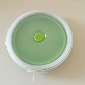 Su misura a buon mercato Sveglio Pieghevole di grandi dimensioni Silicone decorativo Ciotola di Frutta Con Coperchio - Product Image 1