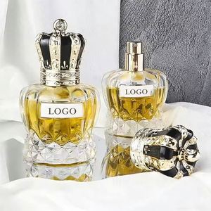 Thick Base 50ml Glass Perfume Bottls with Gold Zamac Cap Fine <b>Mist</b> Pressurized Atomizer Vintage Perfume <b>Bottle</b> - Product Image 1