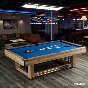 <span class=keywords><strong>Table</strong></span> de <span class=keywords><strong>billard</strong></span> de luxe moderne S.Q.F 2025 personnalisée de <span class=keywords><strong>8</strong></span> pieds, 4-en-1, en MDF, multi-jeux, avec coussins en tissu pour snooker - Product Image 3