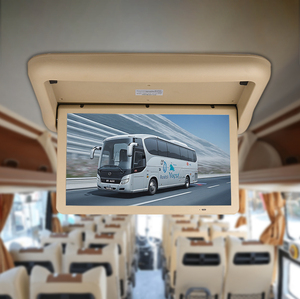 <span class=keywords><strong>TV</strong></span> aérea motorizada de 19 pulgadas al por mayor, pantalla multimedia HD Android, monitor montado en el techo para entretenimiento de flota de autobuses y autocares - Product Image 1
