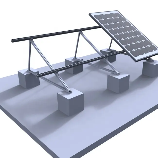 Sunforson सौर पैनल ब्रैकेट स्थापना/सौर छत कोष्ठक/सौर पैनल फ्लैट की छत के लिए कोष्ठक