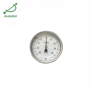 -30-50c 4 Inch 100Mm Geheel Verstelbare Hoek Bimetaal Thermometer