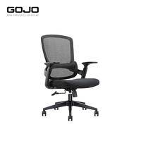 Chaise de bureau pivotante de direction moderne en nylon à mailles rafraîchissantes confortables noires élégantes en vente de gros pour le personnel et les tâches de conférence