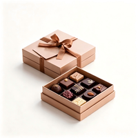 Nouvelle boîte-cadeau en carton rigide recyclable verni sur mesure, emballage de luxe en papier pour chocolat, biscuits, bonbons