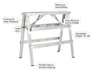 أدوات البناء مقاعد البدلاء أدوات دريوال للطي خطوة مقاعد البدلاء - Product Image 1