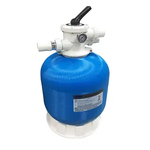 Vigor hot sale home or commercial swimming pool water treatment system fiberglass top side mount sand filter for swimming pool