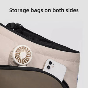 Ransel lipat hewan peliharaan, penggunaan luar ruangan hewan peliharaan portabel <span class=keywords><strong>Harness</strong></span> dada memeluk depan untuk berkendara sepeda - Product Image 6