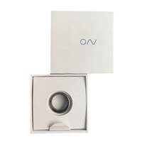 Nouveau design Vieil homme ou femme surveillant la santé du corps Boîte d'emballage de bague intelligente Boîte de papier de carton ivoire avec logo personnalisé et taille