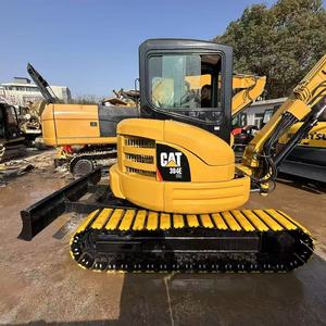 Mini-excavatrice Caterpillar 304E CR d'occasion, 4 tonnes, compacte, à rayon de braquage réduit, modèle original Cat 304E2 CR, petite excavatrice sur chenilles avec chenilles en caoutchouc - Product Image 3