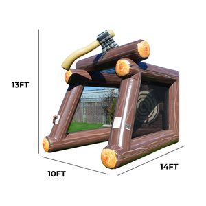 Vente en gros directe usine : Cible gonflable de lancer de hache de 13 pieds avec haches en mousse PVC pour enfants et adultes, intérieur et extérieur - Product Image 2