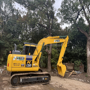 Excavadora de cadenas Komatsu PC130 de segunda mano, modelo 2023, pocas horas de trabajo, alta calidad, 13 toneladas, motor hidráulico, caja de cambios, bomba - Product Image 4