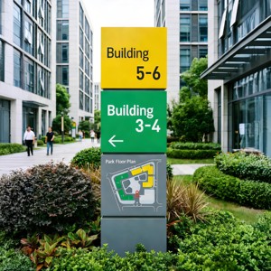 Panneau de signalisation LED autoportant suspendu au design moderne pour aéroport, hôpital, centre commercial, <span class=keywords><strong>parc</strong></span> - Product Image 6