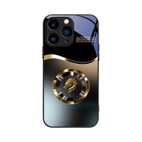 Coque pour 16 PLUS, tête de dragon dégradée, absorption magnétique, protection intégrale, résistante aux chutes, luxe léger, métal tendance