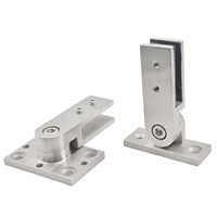 Support de fixation en verre antirouille - Pinces en acier inoxydable 2205 pour clôture et cloison en verre de jardin de villa