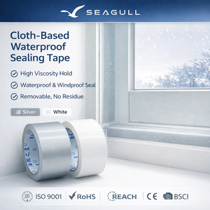 Nastro Antivento da 180 Micron Rimovibile Senza Residui Facile da Strappare Resistente ai Raggi UV 30 Giorni Nastro Mascherante per Finestre Ristrutturazione Sigillatura Interna - Product Image 1