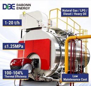 Chaudière à vapeur diesel/<span class=keywords><strong>gaz</strong></span> double combustible 10 tonnes 20 tonnes/h, chaudière à vapeur à <span class=keywords><strong>gaz</strong></span> 3 passages avec <span class=keywords><strong>prix</strong></span> direct usine Chine - Product Image 2