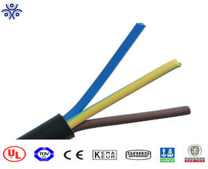 The factory price high flexible copper conductor rubber sheath cable H07RN-F 450/750V 3X50MM2 - Product Image 3