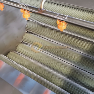 Machine à laver les carottes Offre Spéciale à vendre/machine de nettoyage d'éplucheur de pommes de terre/prix commercial de machine d'épluchage d'ail et de gingembre - Product Image 1