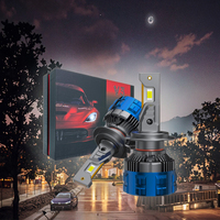 Ampoule de phare de voiture LED SFIDA V3 45W 6000K 12V 4500 Lumens, garantie de 2 ans, ajustement universel, nouvelle version, remplacement/mise à niveau H4