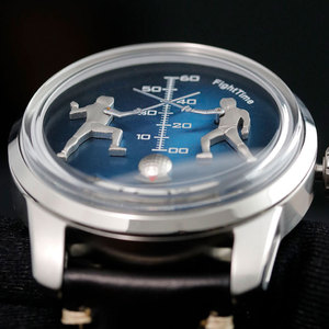 Montre mécanique automatique SW200 à heures sauteuses et minutes rétrogradées, 42 mm, acier 316L, verre saphir, Gear Magus FightTime MS06 pour homme - Product Image 3